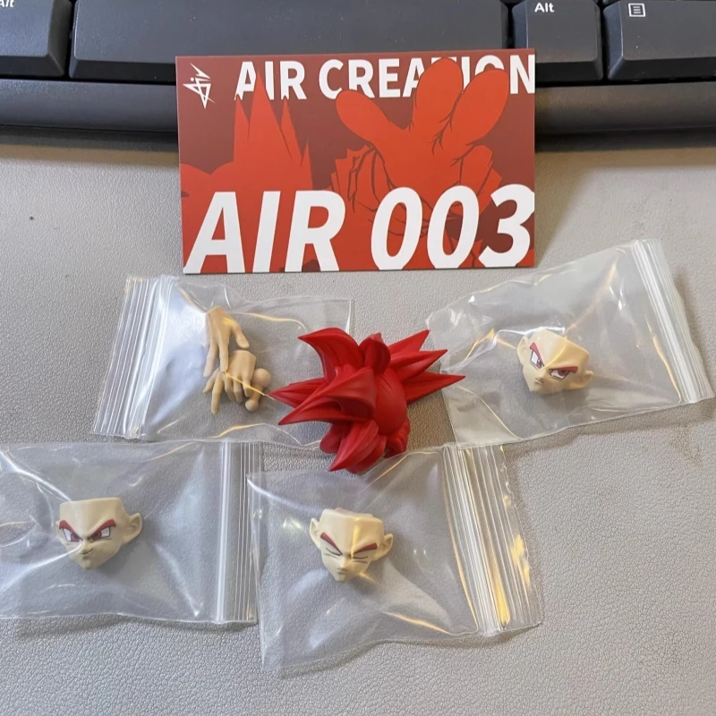 

AIR Studio Dragon Ball Super Saiyan God Son Goku Head Sculpt Fit 2.0/3.0 Body Imported Soft Resin HD Decal In Stock