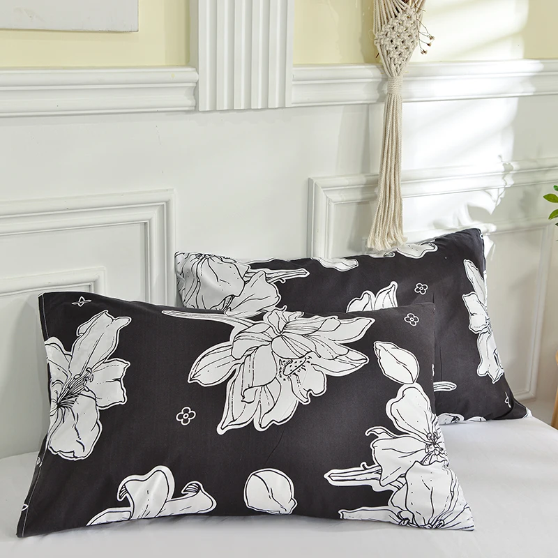 

MissDeer 2ps Printed Pillow Cover 48x74cm Pillowcase Rectangle Cushion Cover Simple Style Pillowslip for Home capa de almofada