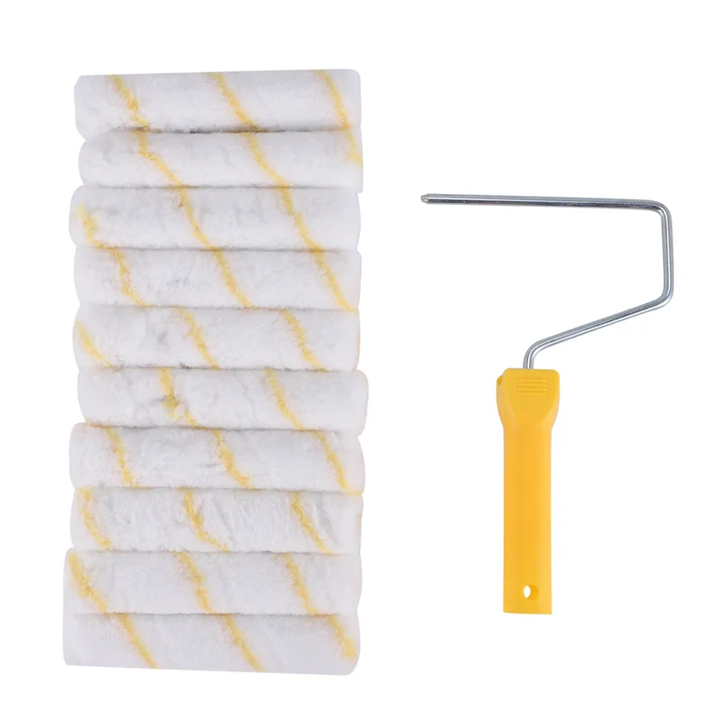 

Новый показано-11 шт., 6-дюймовый набор кистей для валиков из пеноматериала, насадки для малярных валиков, чехлы для малярных валиков, наборы валиков для домашнего ремонта