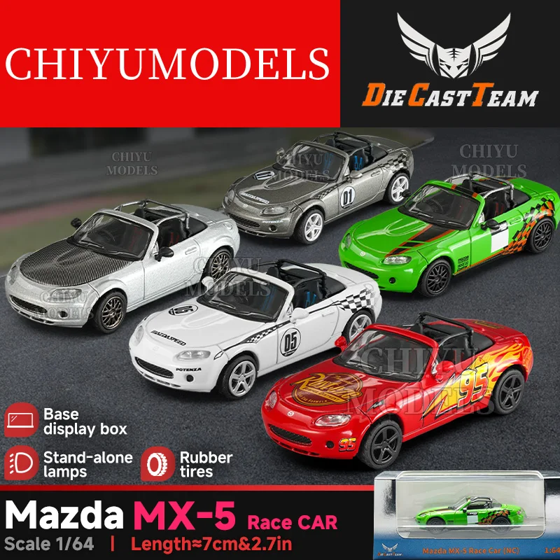 

DCT 1/64 MX-5 Race car metal diecast cars collection models Diecast Toys For Boys