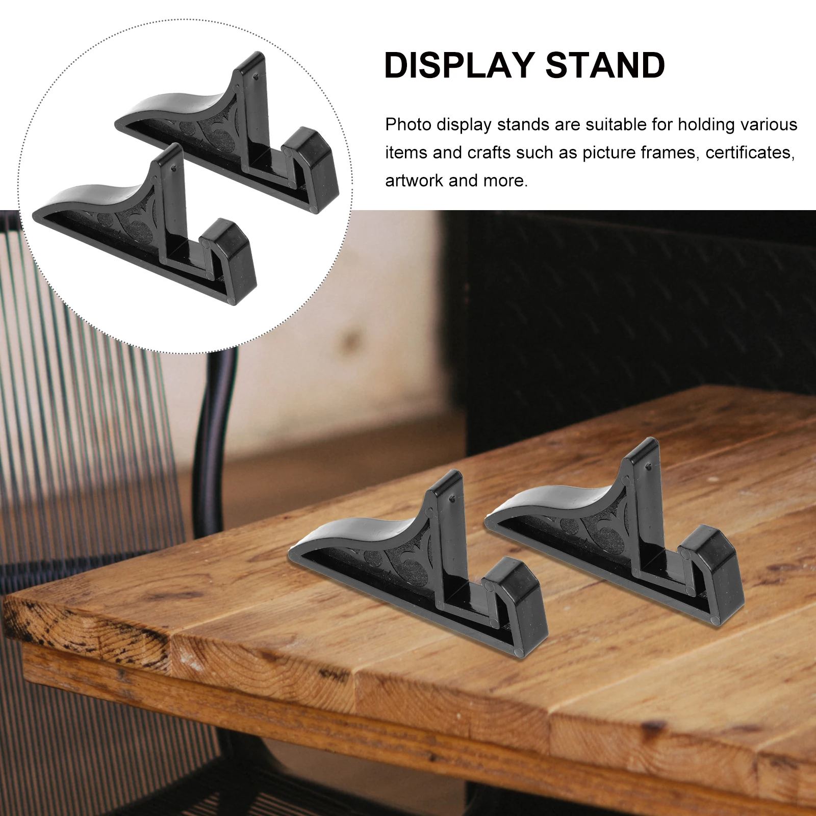 

10 Pcs Photo Frame Stand Small Easels Display Picture with Bulk Frames Standing Photos Basic Desk Work