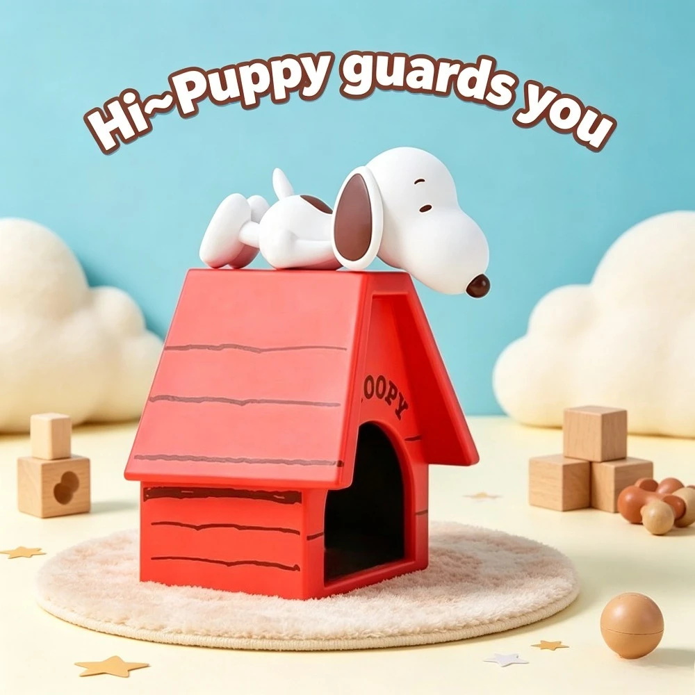 Snoopy Magnetic Doorbell Bell Fridge Magnet Ornament, Housewarming Gift, Birthday Present for Girlfriend, Anime Merchandise