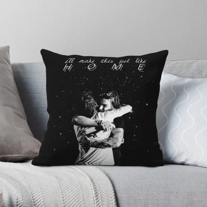 Larry Stylinson Hug Pillowcase Polyester  Zip Decor Pillow Case Sofa Seater Cushion Cover