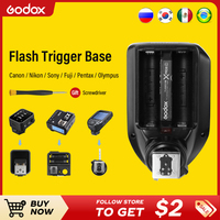 Godox X2T Trigger Hot Shoe XPROll -/C/N/S/F /O/P X3 X2T Replace Accessories for Canon Nikon Sony Fuji Olympus Pentax
