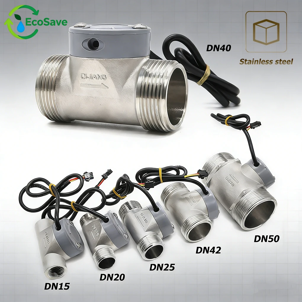 

Stainless Steel Water Flow Sensor High Precision Flow Meter Liquid Flow Rate Switch for Agricultural Irrigation Waterworks