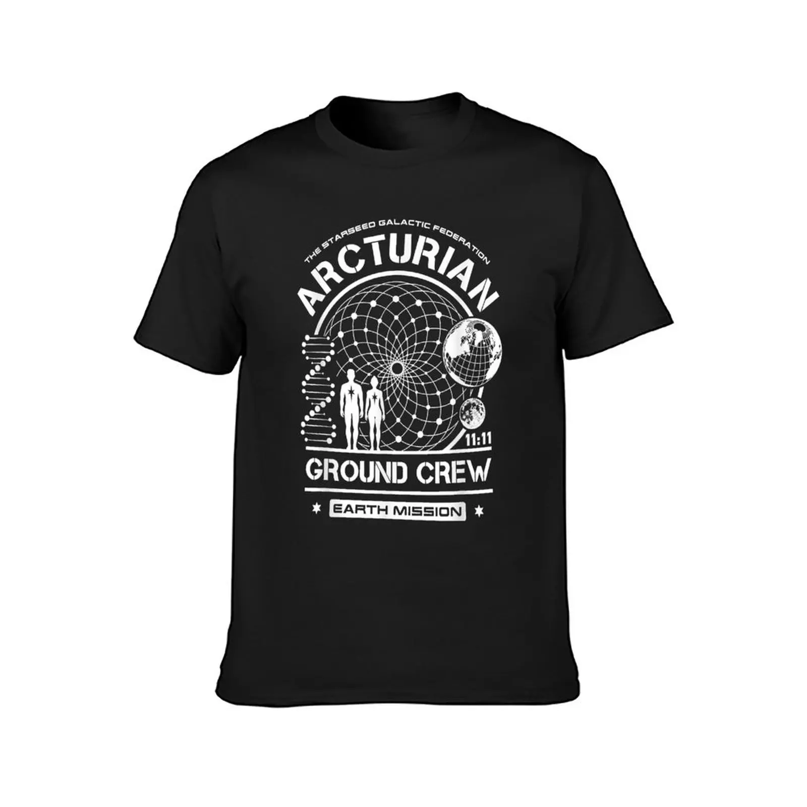 Arcturian Starseed Earth Mission Ground Crew T-Shirt cute tops tops plus sizes blanks mens plain t shirts