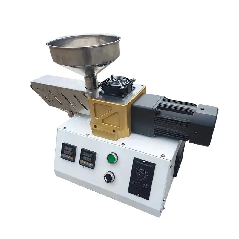 Small Desktop Plastic Extruder Machine Polymer Material Single Screw Small Extruder