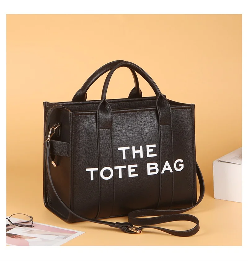 Tote Bag For Women PU Leather Handbag Personality Large Capacity Underarm Shoulder Bags Designer Bag Fashion Crossbody Bag 2024