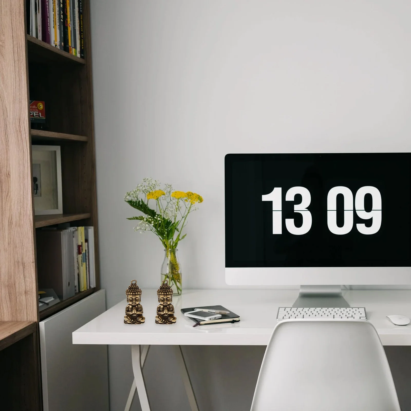 

2pcs Brass Buddha Pendant Charm Jewelry Making Craft Ornament For Diy Keychain Necklace Decor Small Buddha Jewelry Accessory