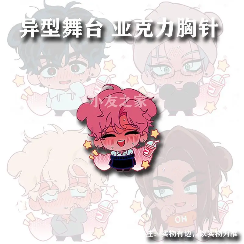 أنيمي الغريبة المرحلة حتى سوا إيفان ميزي لوكا الاكريليك شارة الكرتون دبابيس DIY بها بنفسك الديكور على ظهره الملابس والاكسسوارات