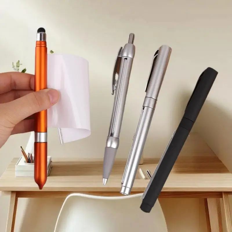 قلم ورقي سحب مخفي قابل للكتابة للمعلومات السرية، أداة سهلة الاستخدام لللامتحانات والملاحظات