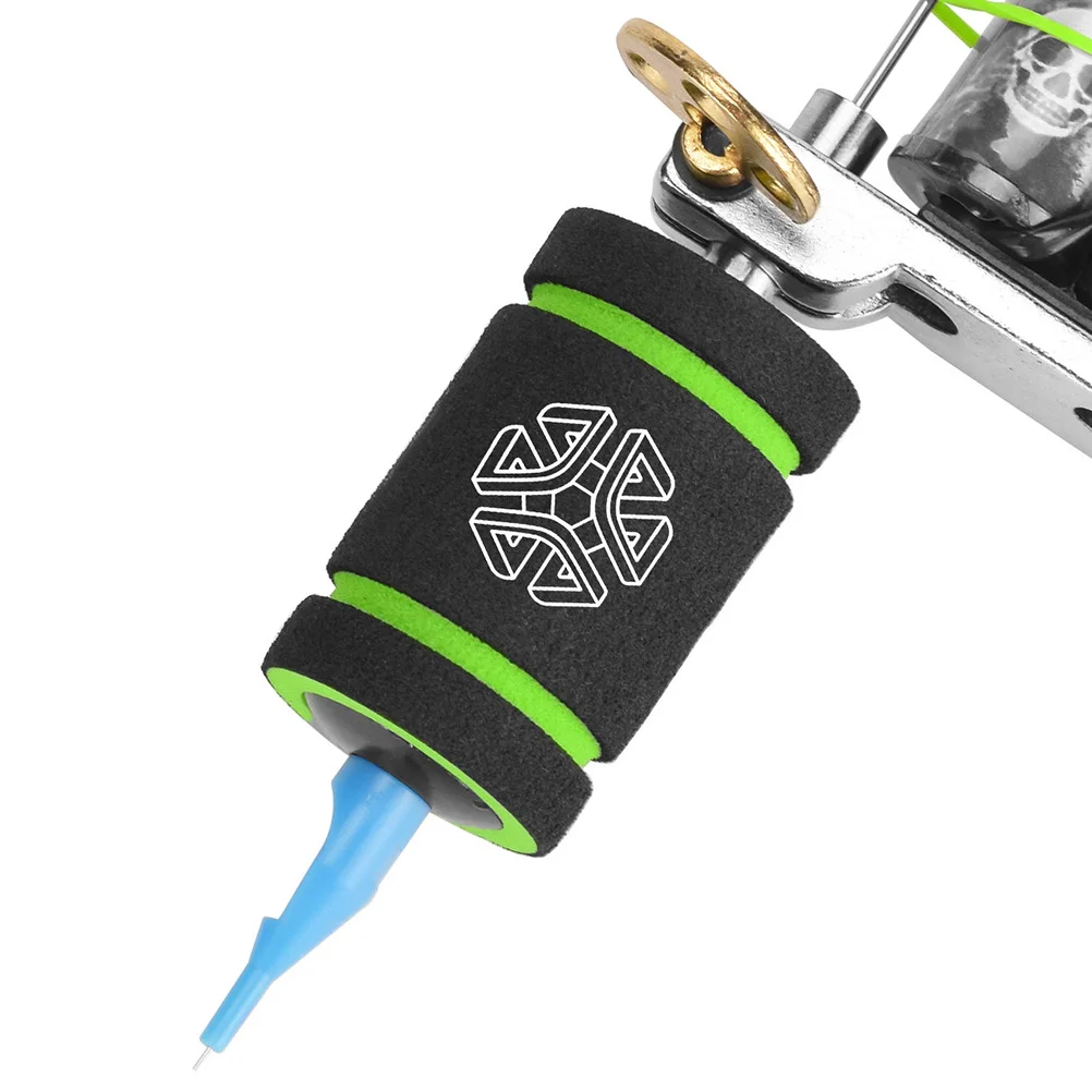 10 szt. Nakładek na uchwyt do tatuażu, gąbka ochronna na uchwyt, antypoślizgowa, elastyczna, wygodna do długotrwałego użytkowania, uniwersalne akcesorium do maszynki.