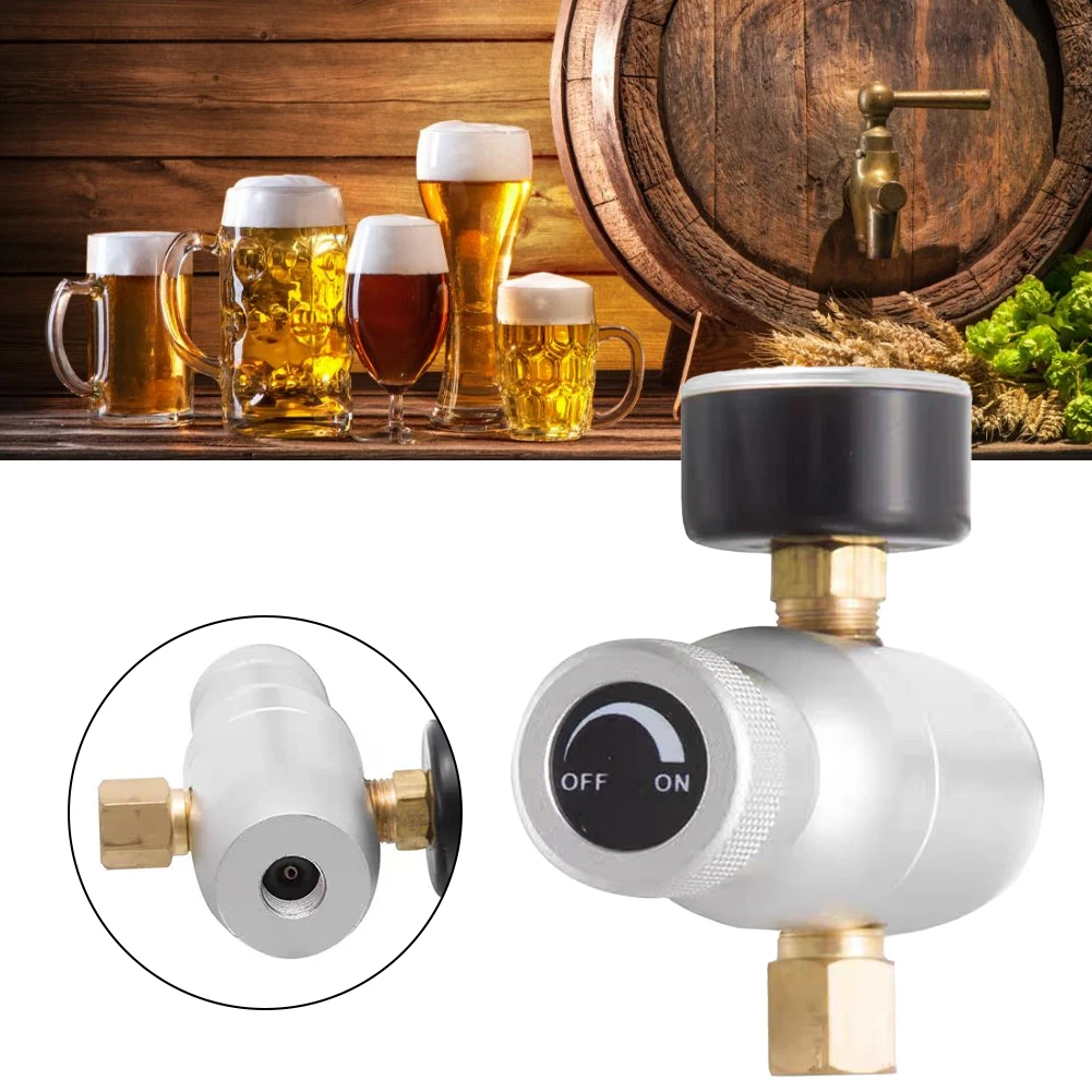 Homebrew Charger Beer Keg Dispenser 3 8 Thread Compatibility Anodized Aluminum Construction Compact Design For Brewing