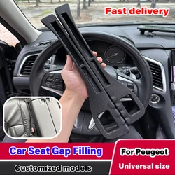 Car Seat Gap Filler Strips For peugeot 106 206 207 306 307 407 508 2008 3008 5008 partner tepee Auto Styling Accessories tools