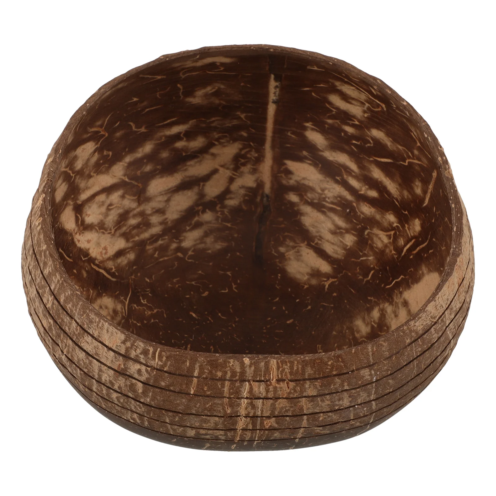 

Coconut Shell Bowl Large Capacity Natural Food Serving Bowl For Beach Party Home Decor Snack Storage Kitchen Barware