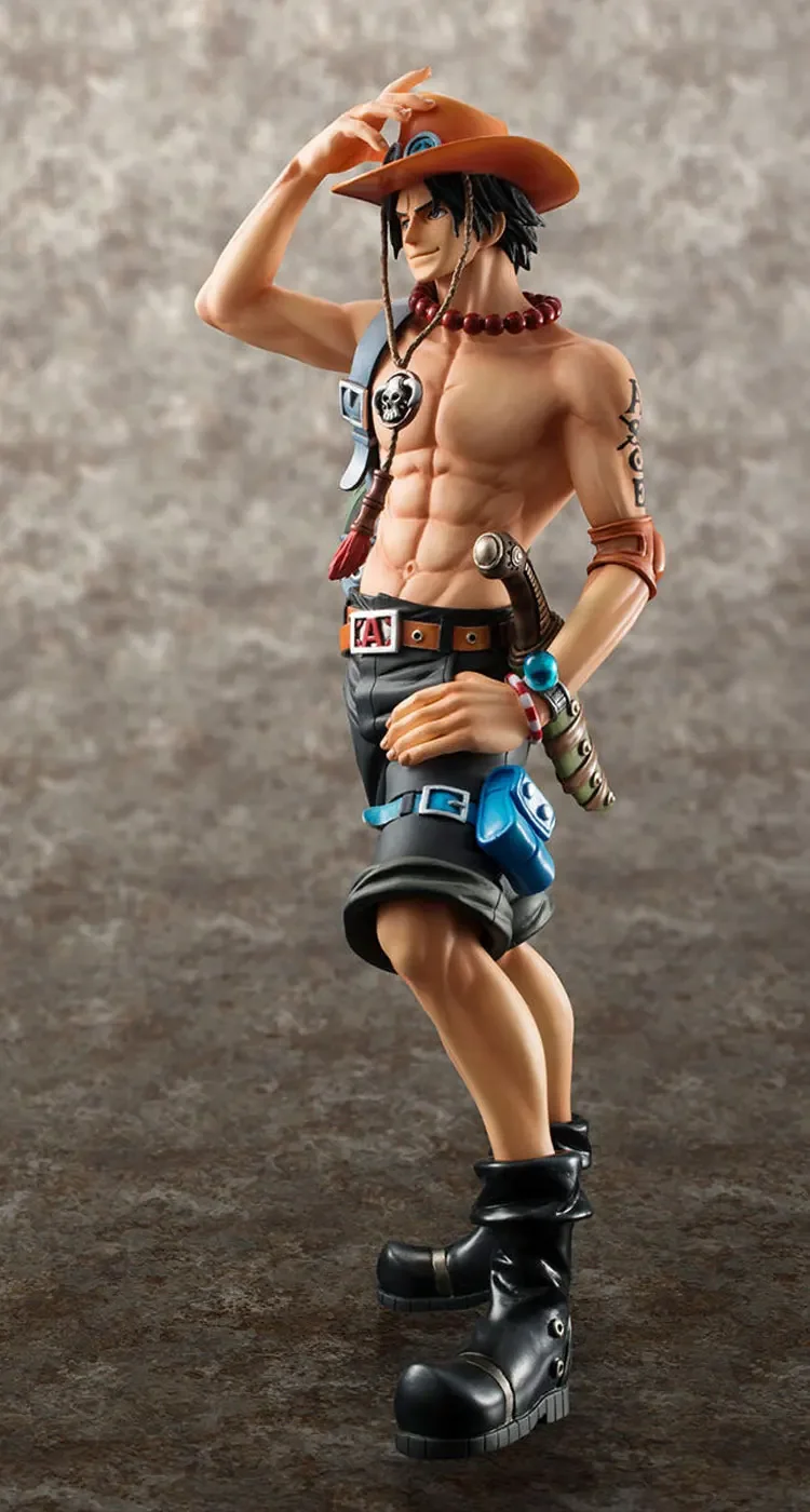 Megahouse P.O.P ONE PIECE PORTGAS.D.ACE-figuras de acción de PVC para niños, modelo nuevo y Original de Anime