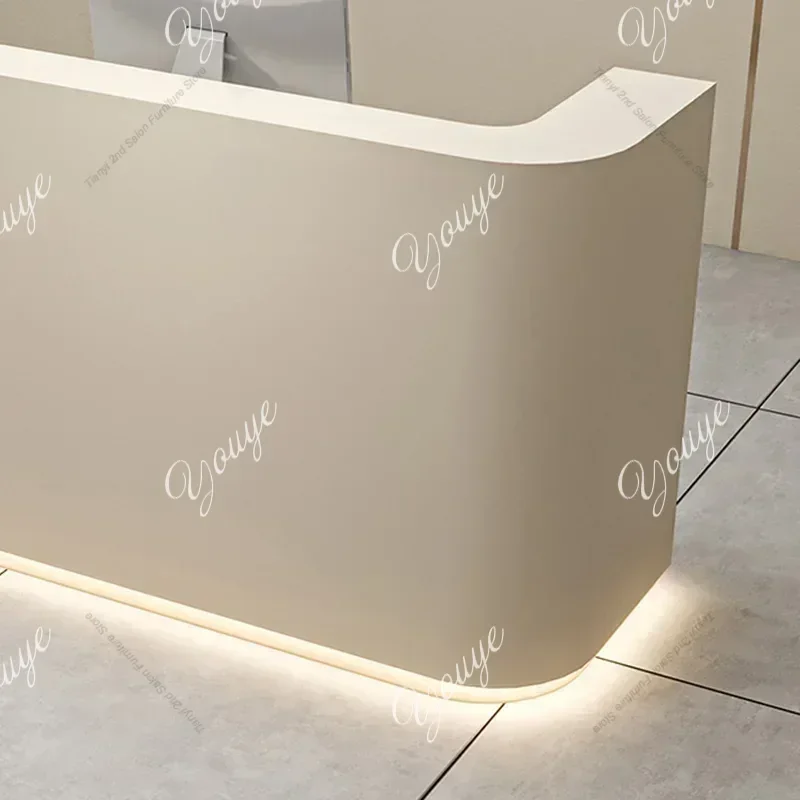 Q متجر لبيع الملابس على الطراز الإيطالي مكاتب الاستقبال صالون تجميل مكاتب الاستقبال البساطة أثاث المكاتب الفاخرة استقبال HBRD