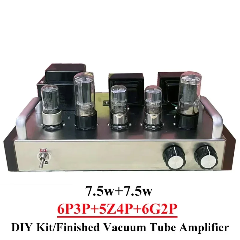 7.5w*2 6p3p Vacuum Tube Amplifier Diy Kit Finished Product High Power Bluetooth 5.0 Single Ended Class A Amplifier Audio