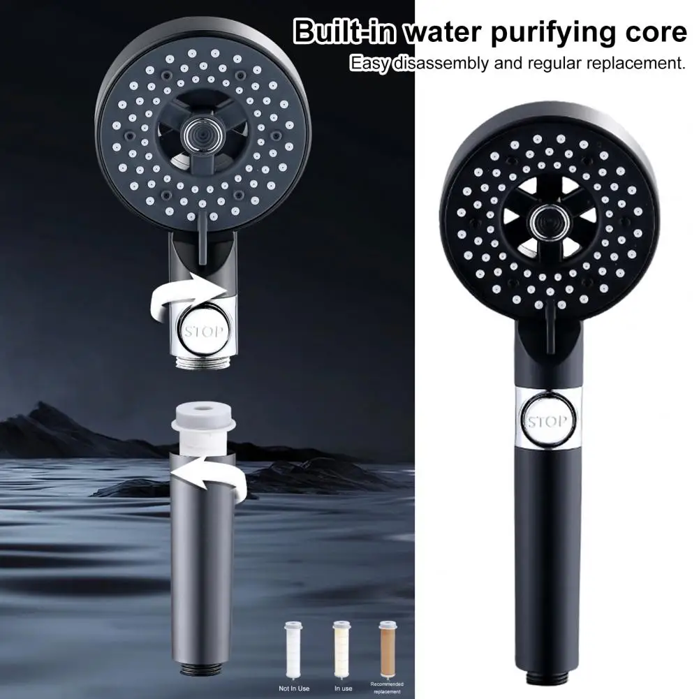 Thick Design Shower Head Easy Installation Shower Head High-pressure Handheld Shower Head with Filtration for Easy for Beauty