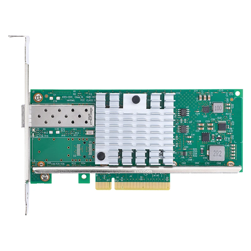 XikeStor Intel X520-DA1 10G chip  PCIE×8 single SPF+ 10Gbps  port Ethernet Network card for PC/NAS/Server ,SKN-X520-1SFP+