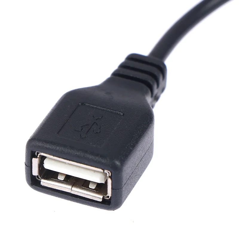 صندوق بطارية USB أسود 1 قطعة 4 × AA لأضواء شريط LED 5 فولت مصدر طاقة صغير #6