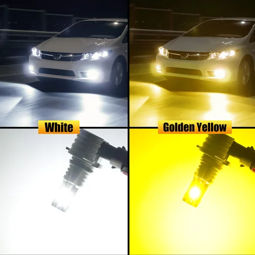 Imagen 2 del producto AILEO nuevo 2 uds H8 H11 bombillas de faros LED 9005 HB3 9006 HB4 CSP H4 H7 lámpara de cabeza Led para coche 6500K 3000K Super brillante 12000LM