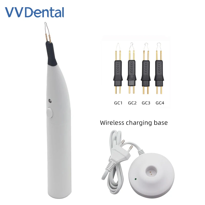 Image of VVDental Dentaler Guttapercha-Zahnfleischschneider mit 4 Spitzen, Endo-Obturationssystem, Dentaler Auflösungs-Brecher, Guttapercha-Schneider