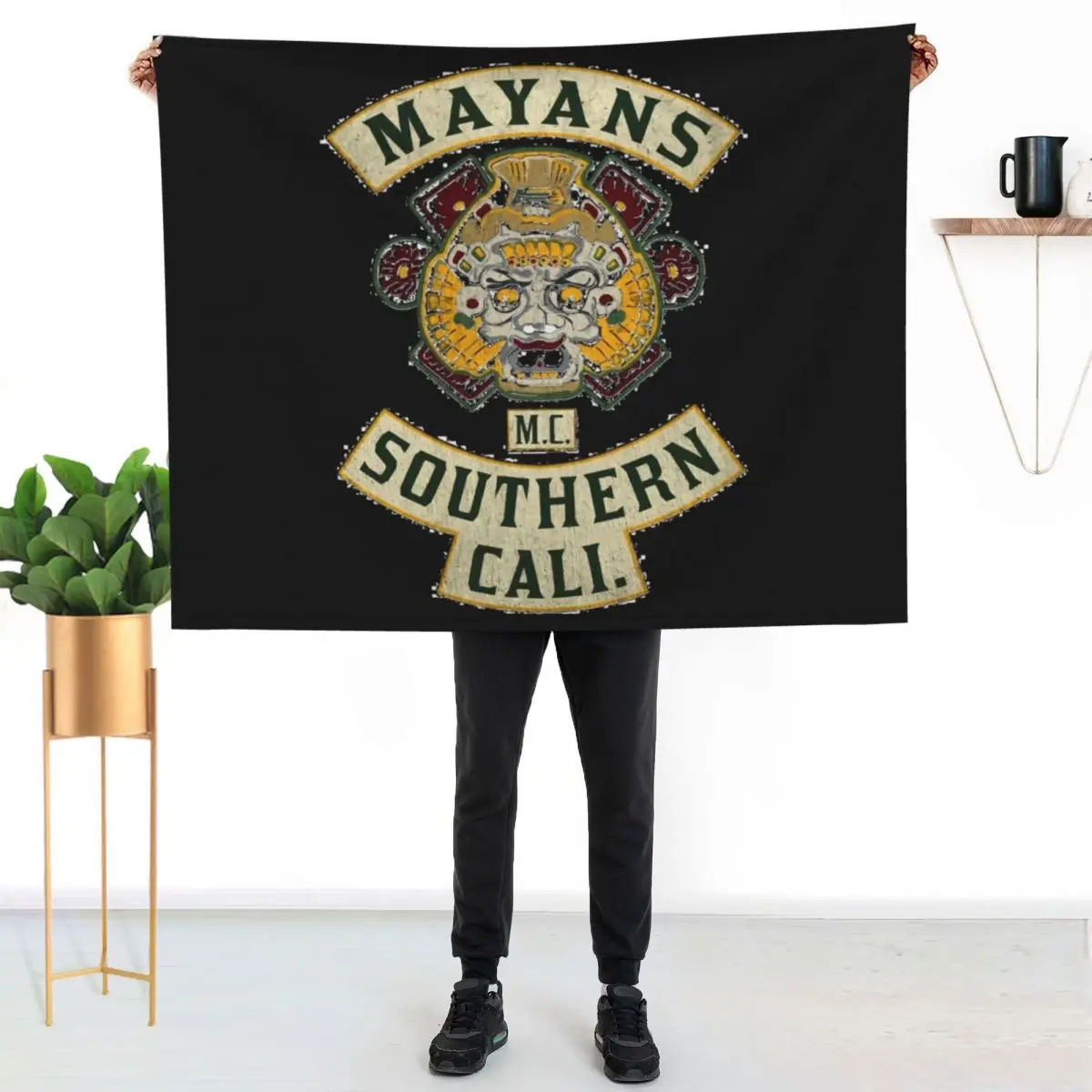 Mayans MC Throw Blanket Compact Warm Blanket for Car Road Trip