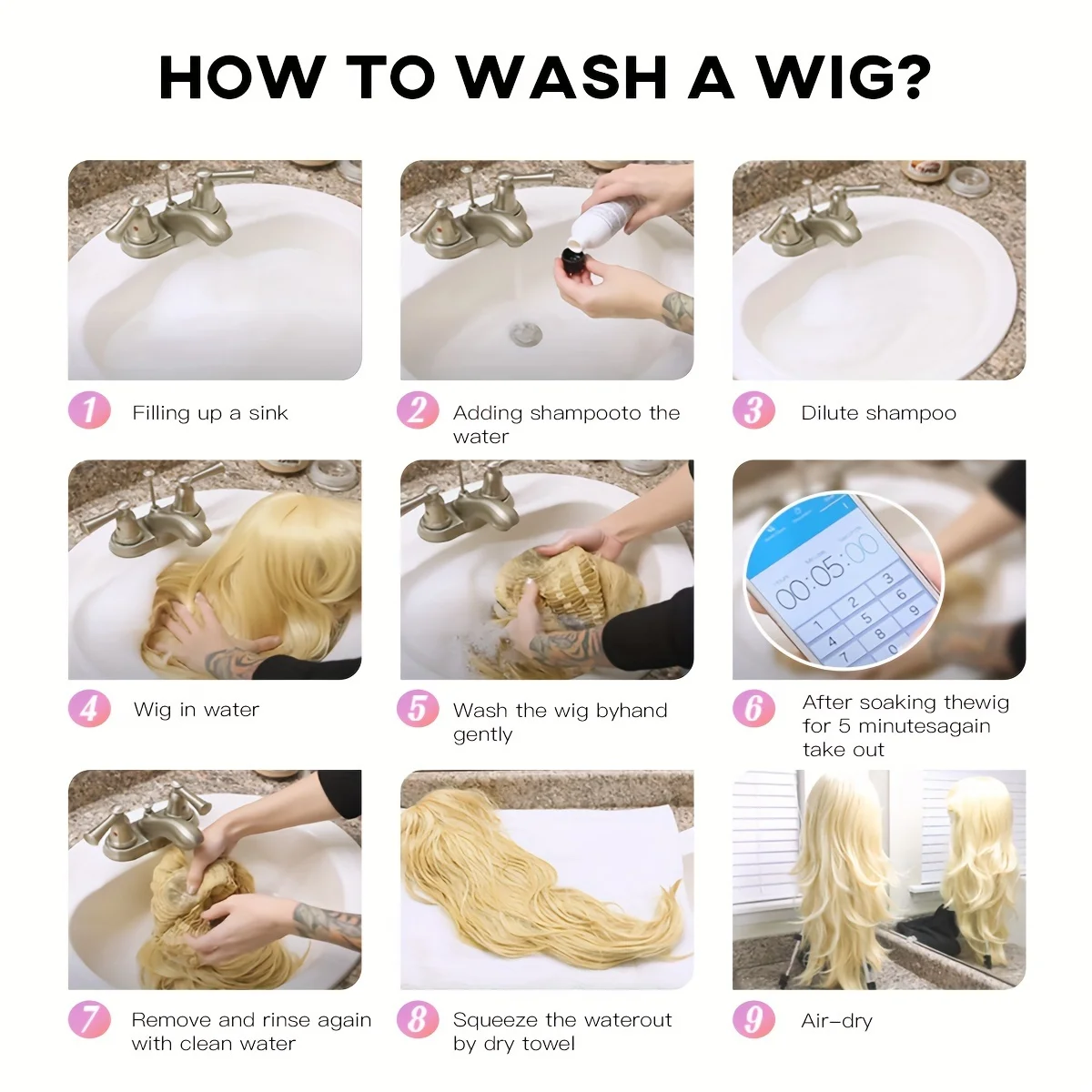 18-дюймовый женский вьющийся парик с бейсбольной кепкой, термостойкий синтетический, коричневые блики, ежедневное использование на открытом воздухе/пляже, все этницы