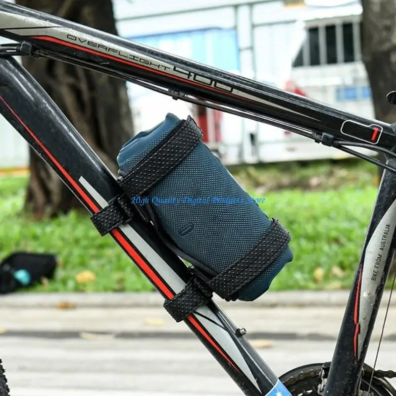 U2JE Bike Speaker Fastener Auditory Accessory For CHARGE 6/5 Outdoor Bike Mount Strap Nonslip  fot Multiple Speaker Models