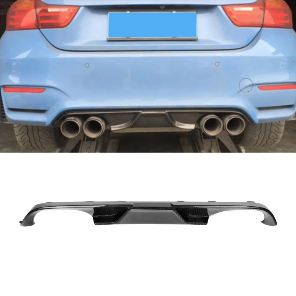 

НОВЫЙ диффузор заднего бампера из углеродного волокна для BMW F80 M3/F82 M4 AK Style 2014 2015 2016 2017 2018 F80 F82 Диффузор