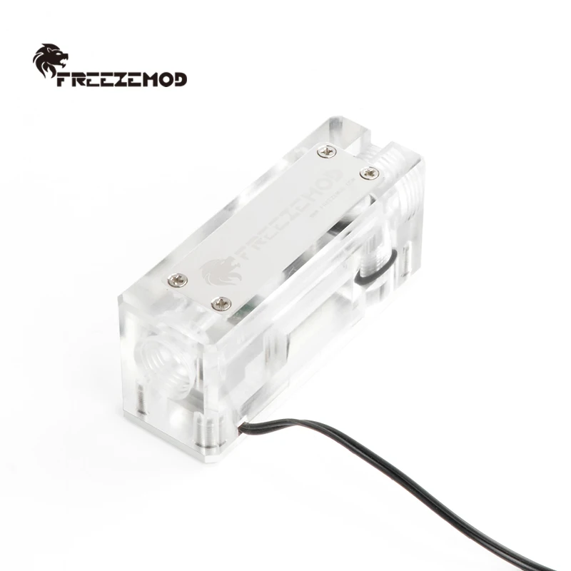 FREEZEMOD PC Water Cooling Temperature Display Digital Monitor WDXS-T1 Transparent Acrylic Edition with RGB Pass-Through