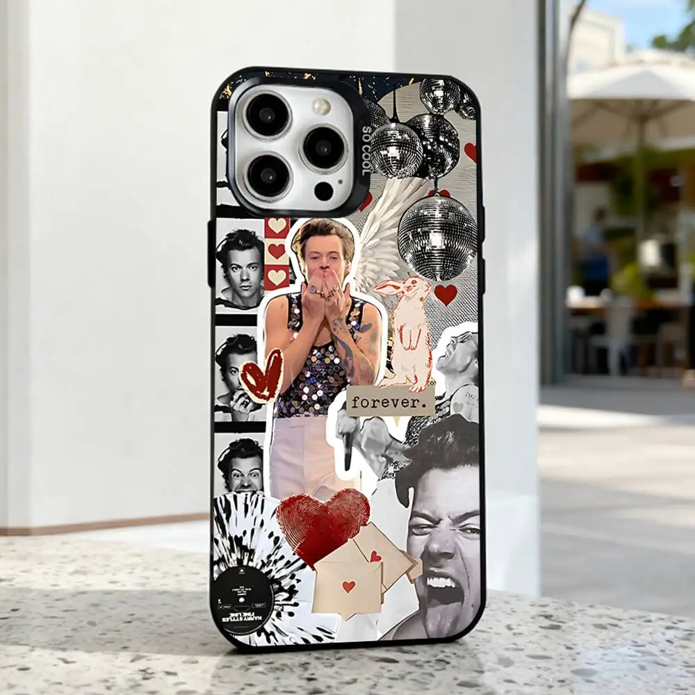 HaRRy Styles-S Music  Black Phone Case Compatible with iPhone 17 16 15 14 13 12 11, Pro, Max, Plus, E, Air, Mini - view 2