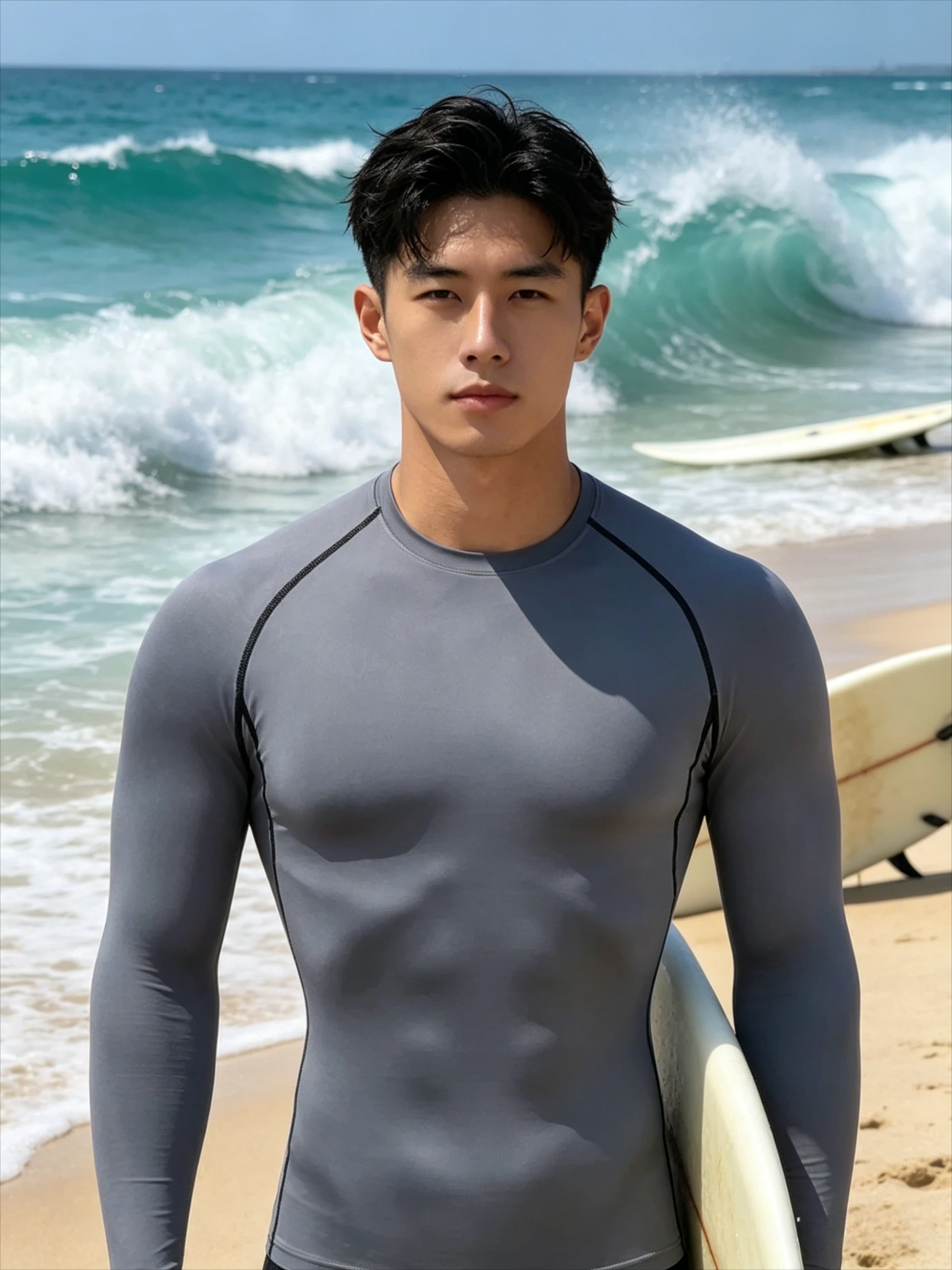 2026Men's Swim Shirt Quick Dry Sun Shirts Rash Guard for Men Long Sleeve UV Sun Protection Beach Shirts Fishing Shirt