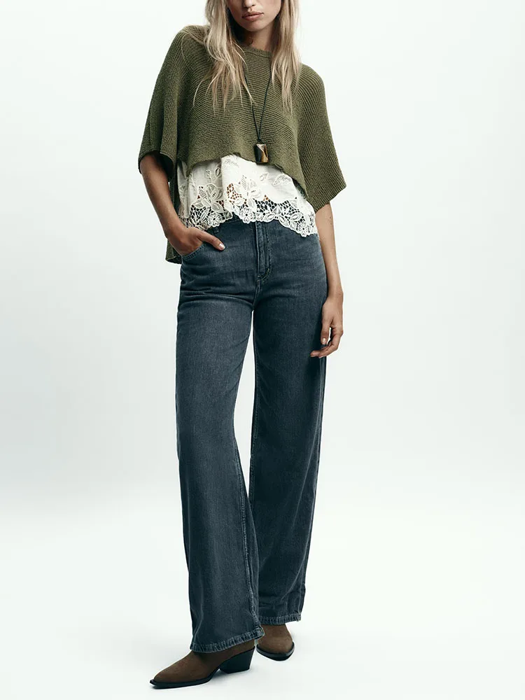 เสื้อถักไหมพรมแบบหวาน สไตล์ไหล่เดียว ดีไซน์ทันสมัย ใหม่ล่าสุดสำหรับผู้หญิง ฤดูใบไม้ร่วง ปี 2025