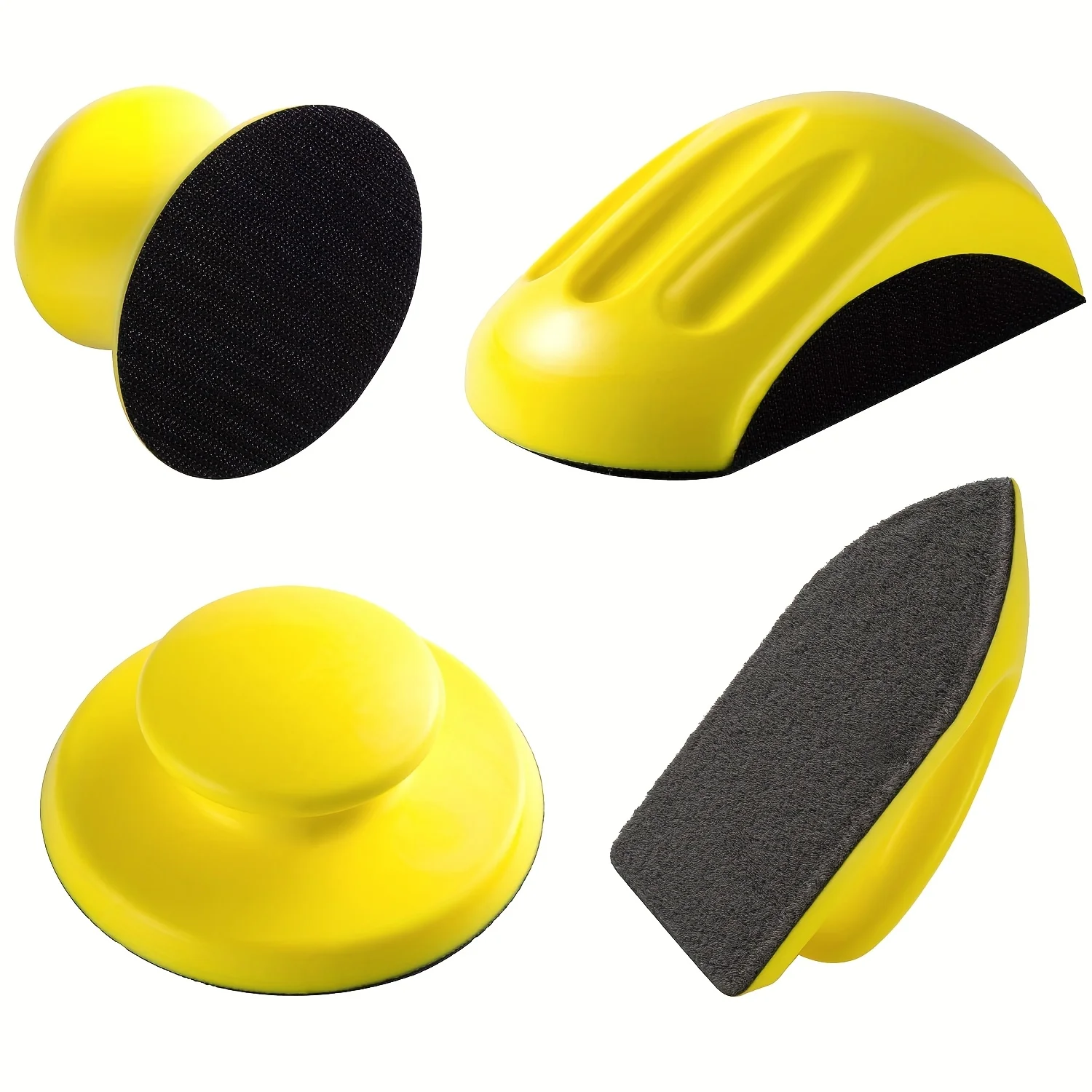 

Hand Sanding Blocks Round and Mouse-Shaped Hook and Loop Discs Polishing Pad for Furniture Home Arts Car Wood and Metal