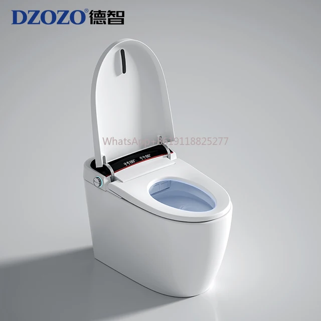 

inteligente slow down closet smart toilet White color no tank floor mounted watermark wc inodoro