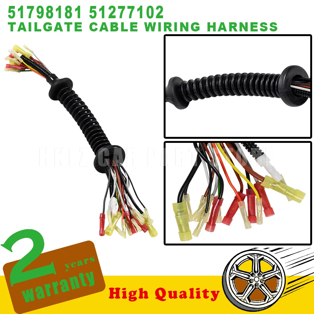 New Car Accessories OEM 51798181 51277102 Cable Wiring Harness Tailgate Loom Rear Door 1 Pc For Fiat 500 Grande Punto EVO 199