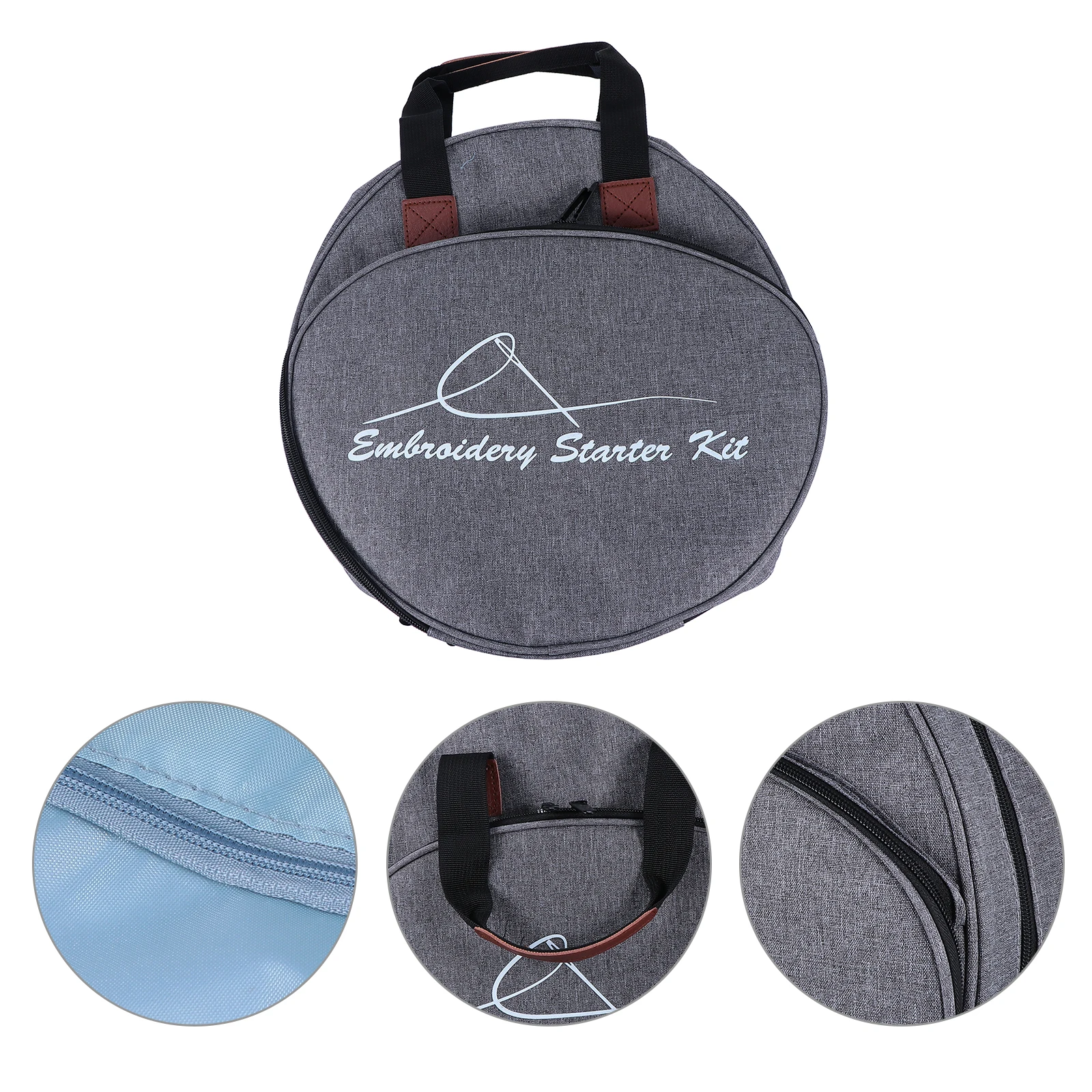 

Embroidery Project Bag Storage Pouch Container Carrier Tote Tool Kit ganizer 600D Oxford Cloth Compact Lightweight