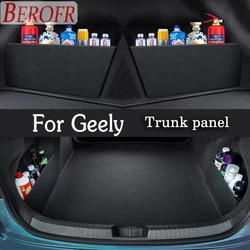 Car Trunk Partition For Geely Coolray PRO EV 2019-2024 Trunk Storage Board Plate Tail Box Accessories