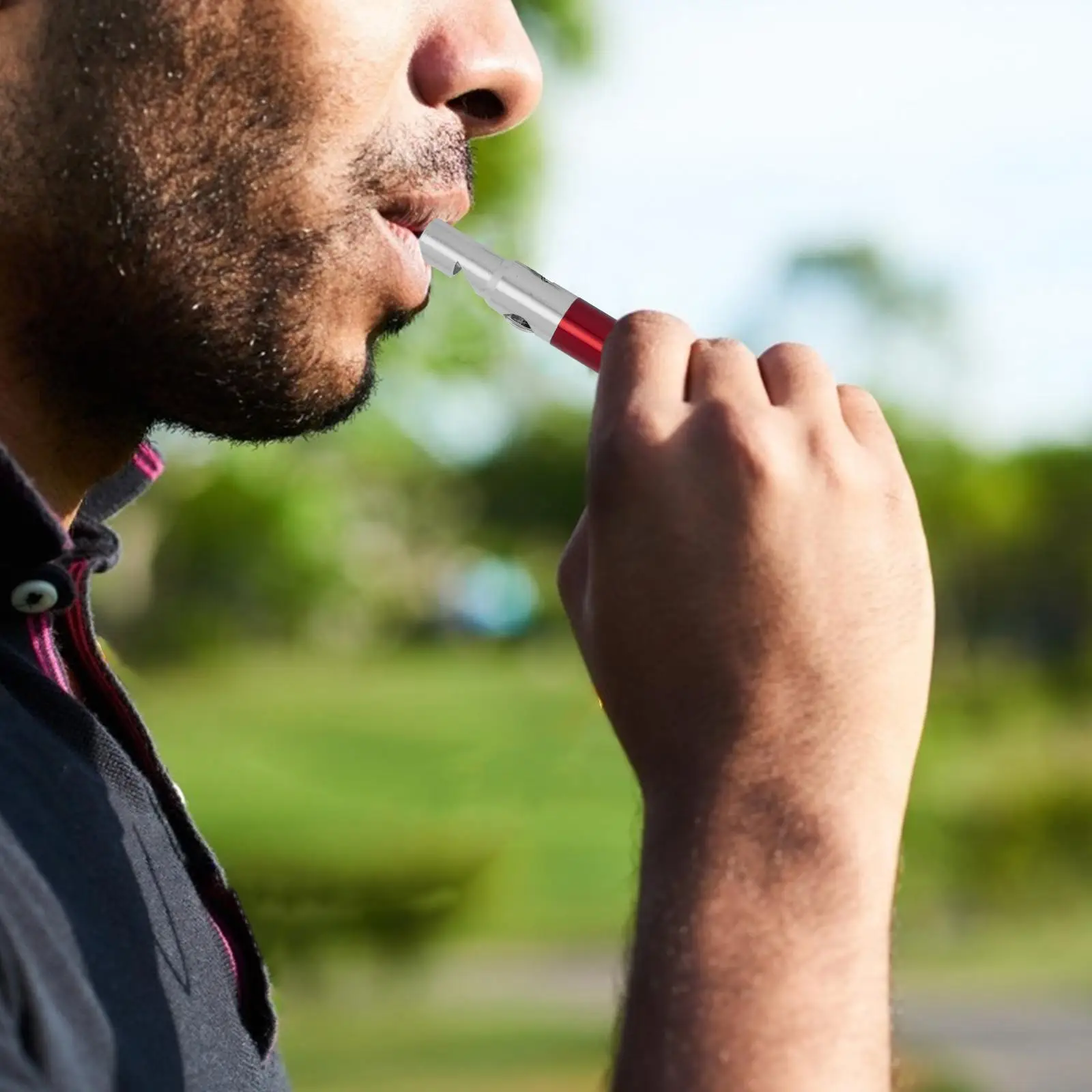 2 Pcs Compass Whistle Outdoor Whistles Sports Call LED Flashlight Survival Camping Emergency Multifunctional Tool