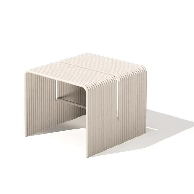 

Internet celebrity outdoor wrought iron table and chair designer new outdoor open-air courtyard rectangular bar table set