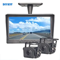 DIYKIT 1920x1080 10.1inch AHD IPS Car Monitor IP68 Starlight Night Vision AHD Rear View Car Camera for Car Bus Houseboat Truck