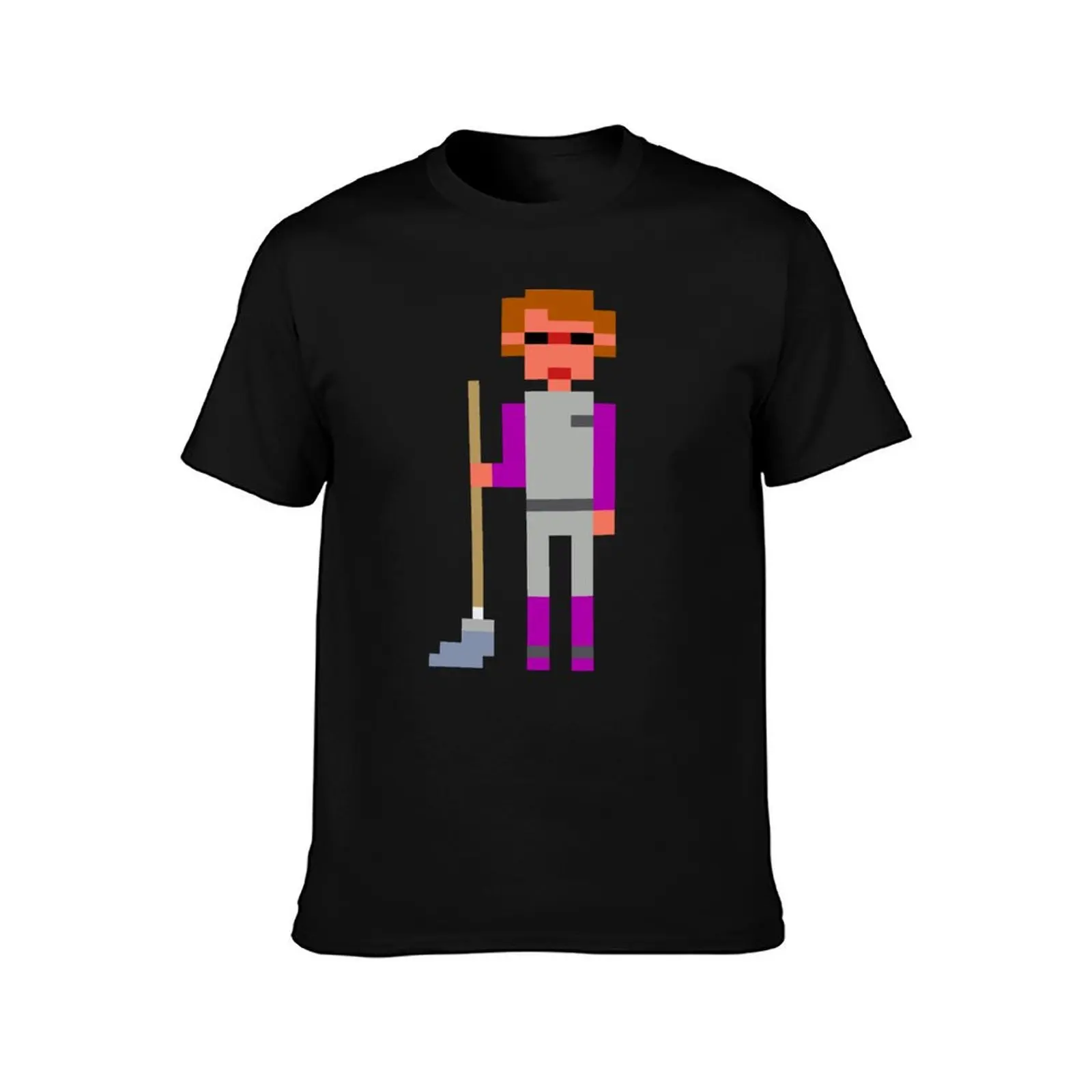 Space Quest Roger Wilco: Space Janitor with mop T-Shirt Summer Festival T-Shirt