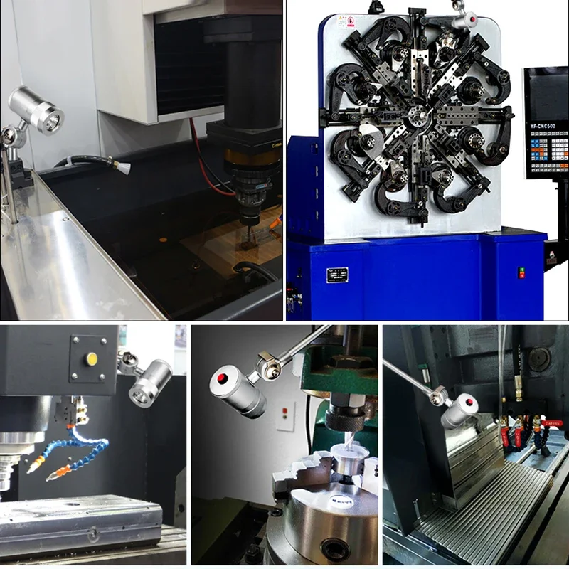 5 واط/7 واط COB ماكينة بتحكم رقمي بالكمبيوتر أداة ضوء مقاوم للانفجار ورشة عمل مقاومة للماء مصباح عمل CE ROHS معتمد 24 فولت