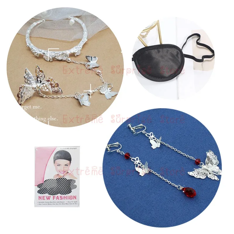 هوا تشنغ سان لانغ شعر مستعار السماء المسؤولين نعمة تأثيري تيان غوان Ci فو تأثيري الأسود Huacheng شعر مستعار تأثيري أقراط سوار