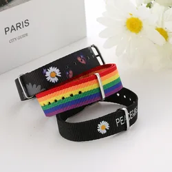 New Daisy Strap Bracelets For Girls Boys Women's Rainbow Wristband Bracelet Adjustable Friendship Couple Jewelry Gifts