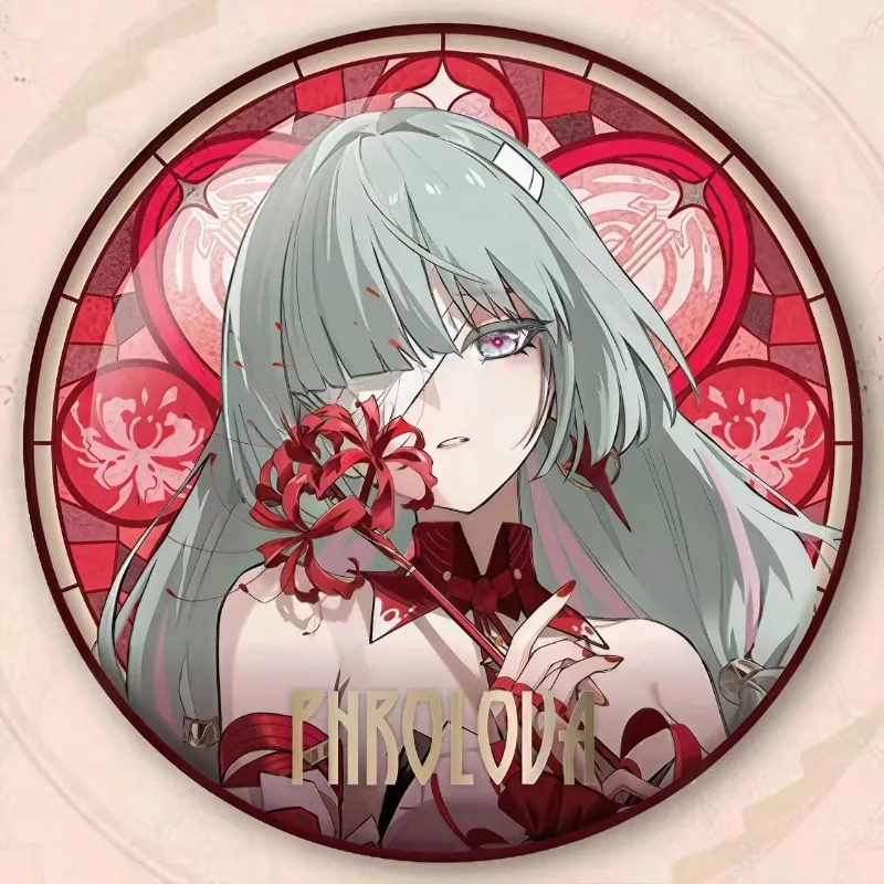 

Wuthering Waves Game Peripherals Red Spider Lily Phrolova Figurine Pin Phrolova Figure Badge Decoration Collection Toy Gifts