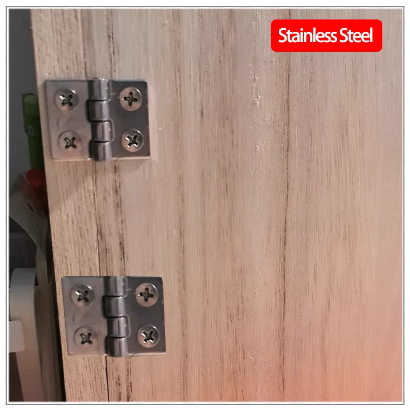 Stainless Steel Butterfly Shaped Industrial Electrical Small Hinge Electrical Equipment Swing Door Folding Cabinet Door Hinge