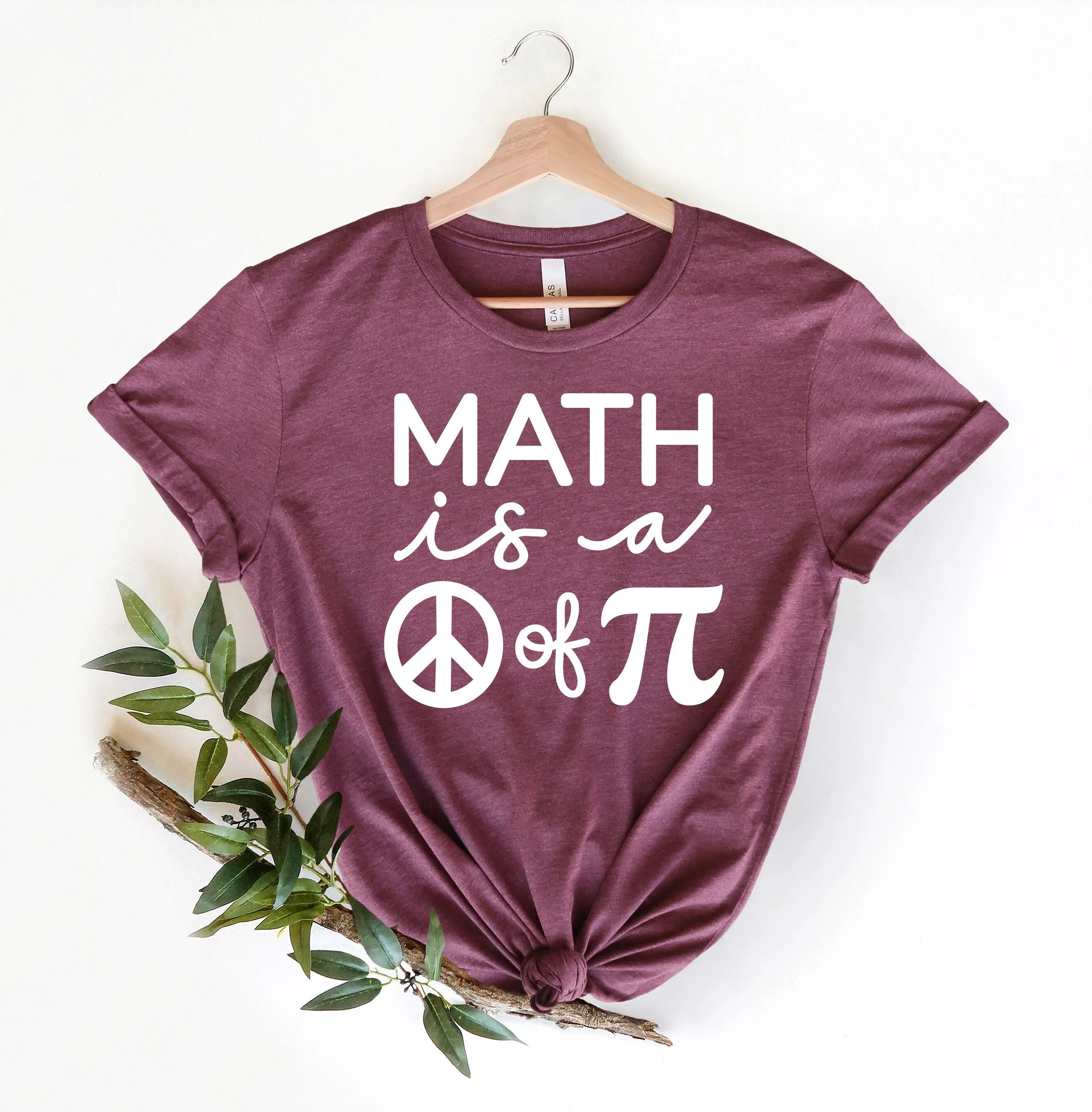 Math is A Piece of Pie T Shirt Funny Pi Day Teacher Lover For Teaching